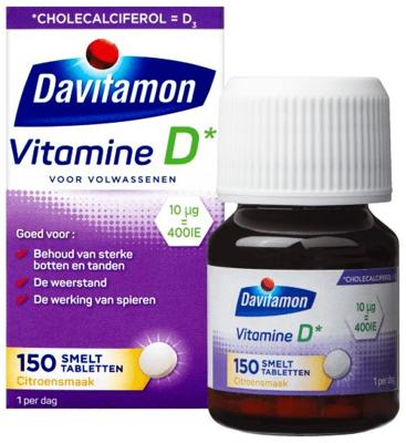 Davitamon Vitamine D volwassenen smelttablet