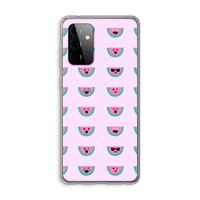 Smiley watermeloenprint: Samsung Galaxy A72 Transparant Hoesje