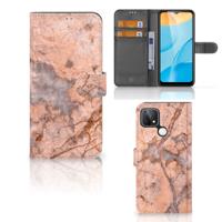 OPPO A15 | Bookcase | Marmer Oranje