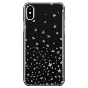 iPhone XS Max siliconen hoesje - Falling stars