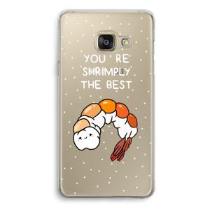 You're Shrimply The Best: Samsung A3 (2017) Transparant Hoesje
