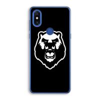 Angry Bear (black): Xiaomi Mi Mix 3 Transparant Hoesje