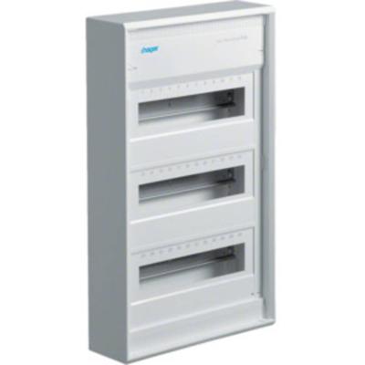 Hager VA36CN Verteilerschank, Sicherungskasten Distributiekast Opbouw (op muur) Aantal groepen: 36 Aantal rijen: 3 Inhoud: 1 stuk(s)