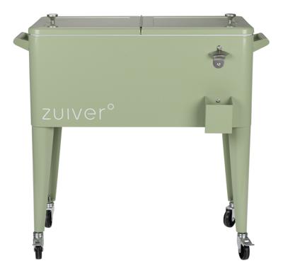 Zuiver Koelbox 'Be Cool' Op wielen, kleur Groen