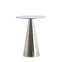 Light & Living Bijzettafel Leova - Nikkel - Ø39cm