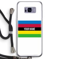 WK Wielrennen: Samsung Galaxy S8 Transparant Hoesje met koord