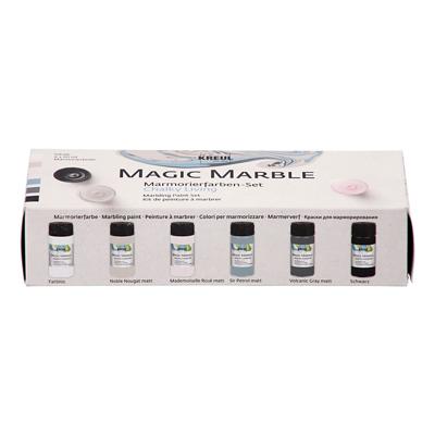 Creativ Company Magic marble verf pastelkleuren, 6x20ml