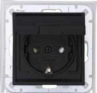 Kopp HK07 antraciet IP44 inbouw stopcontact RA deksel - 4623160