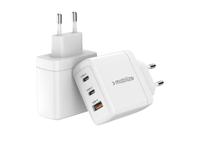 Mobilize Mobilize Wall Charger 2x USB-C + 1x USB GaN 65W with PD/PPS White