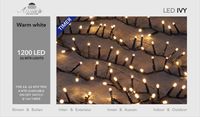 LED Ivy 1200 LED / 26 meter warm wit met timer - Annas collection