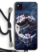 Vleermuizen Maan: Pixel 4a 5G Transparant Hoesje met koord