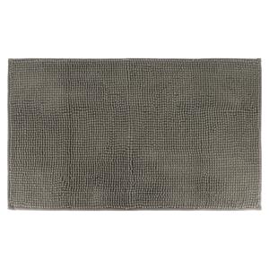 Tendance Badmat microfiber - laagpolig - grijs - 45 x 75 cm - absorberend - badkamer