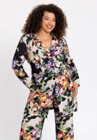 Yoek Blazer BOUQUET | Bruin | Maat 58/60
