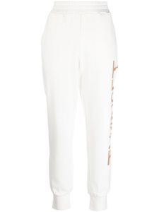 TWINSET pantalon de jogging à logo imprimé - Blanc