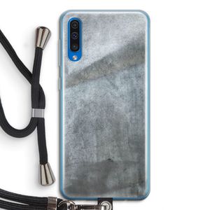 Grey Stone: Samsung Galaxy A50 Transparant Hoesje met koord
