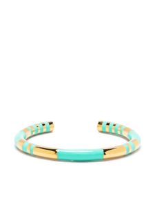 Aurelie Bidermann bracelet Positano à détails émaillés - Bleu