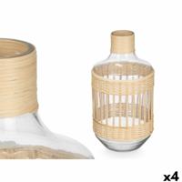 Decoratieve kan GiftDecor SG-30553 Transparant Natuurlijk 18 x 34 x 18 cm (4 Stuks) - thumbnail