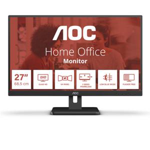 AOC Essential-line Q27E3UAM LED-monitor Energielabel F (A - G) 68.6 cm (27 inch) 2560 x 1440 Pixel 16:9 4 ms HDMI, DisplayPort, USB, Audio-Line-out VA LED