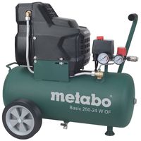 Metabo Basic 250-24 W OF Compressor | 220 l/min | Olievrij - 601532000 - thumbnail