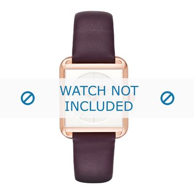 Horlogeband Michael Kors MK2585 Leder Paars 20mm