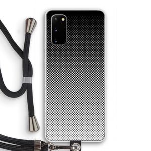 Musketon Halftone: Samsung Galaxy S20 Transparant Hoesje met koord