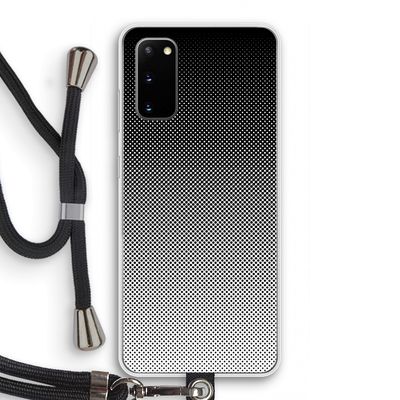 Musketon Halftone: Samsung Galaxy S20 Transparant Hoesje met koord