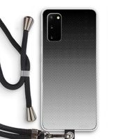 Musketon Halftone: Samsung Galaxy S20 Transparant Hoesje met koord