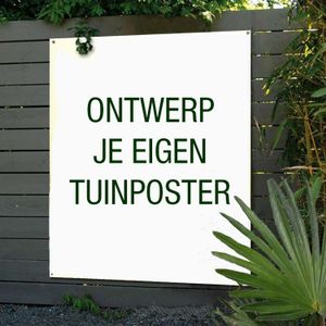 Tuinposter op maat