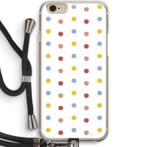 Bollen: iPhone 6 / 6S Transparant Hoesje met koord