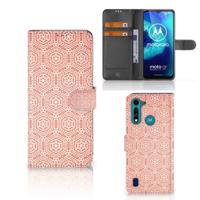 Motorola G8 Power Lite | Telefoon Hoesje | Pattern Orange
