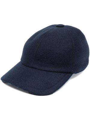 Fedeli casquette en cachemire mélangé - Bleu