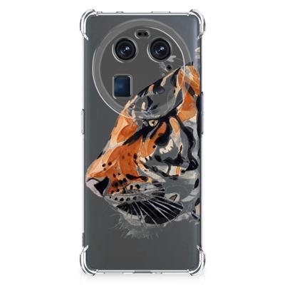 Back Cover OPPO Find X6 Watercolor Tiger Back Cover OPPO Find X6 Watercolor Tiger