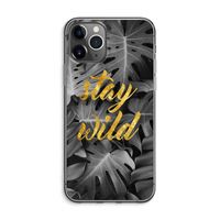 Stay wild: iPhone 11 Pro Max Transparant Hoesje