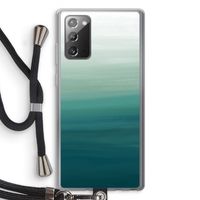 Ocean: Samsung Galaxy Note 20 / Note 20 5G Transparant Hoesje met koord
