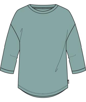 Jack wolfskin Travek 3 4 T-shirt Dames Soft Jade Heather L