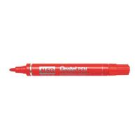 Permanente markeerstift Pentel N50-BE Rood 12 Onderdelen