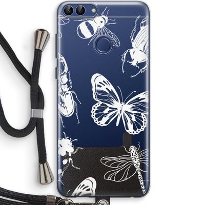Tiny Bugs: Huawei P Smart (2018) Transparant Hoesje met koord