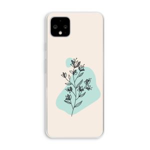 Violets are blue: Pixel 4 XL Transparant Hoesje