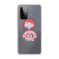 Hartje: Samsung Galaxy A72 Transparant Hoesje
