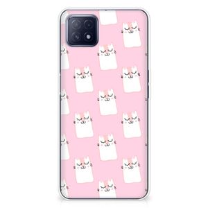 OPPO A53 5G | OPPO A73 5G TPU Hoesje Sleeping Cats