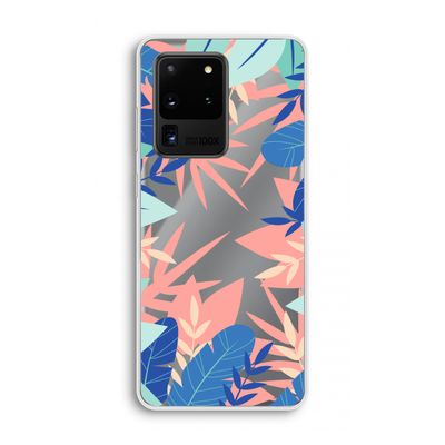 Tropisch: Samsung Galaxy S20 Ultra Transparant Hoesje