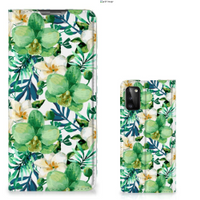 Samsung Galaxy A41 Smart Cover Orchidee Groen