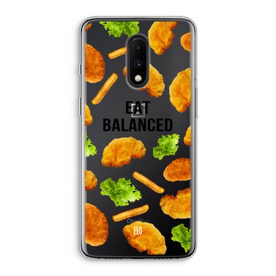 Eat Balanced: OnePlus 7 Transparant Hoesje
