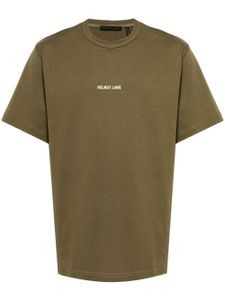 Helmut Lang t-shirt en coton à logo imprimé - Vert