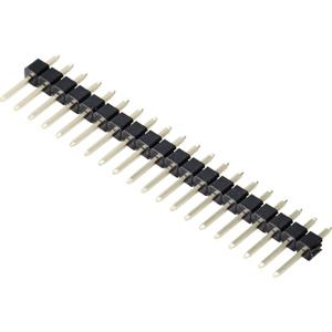 TRU COMPONENTS TC-9556688 Male header (standaard) Aantal rijen: 1 Aantal polen per rij: 20 1 stuk(s)