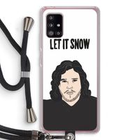 Let It Snow: Samsung Galaxy A51 5G Transparant Hoesje met koord