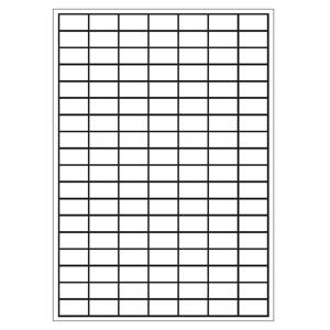 A4 etiketten 28,5 x 16 mm wit 100 vel Sorex