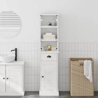 Badkamermeubelset VIGO 2 pcs Bruin en wit 37 x 34 x 150 cm