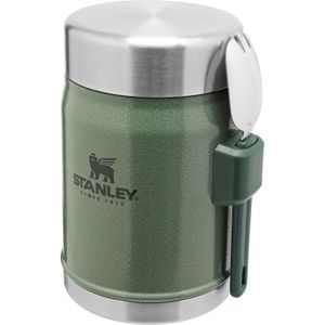 Stanley PMI Classic Legendary Food Jar + Spork 0.4L thermocontainer Hammertone Green