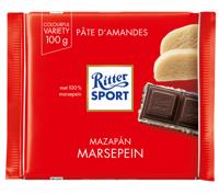 Ritter sport puur marsepein tablet 100gr